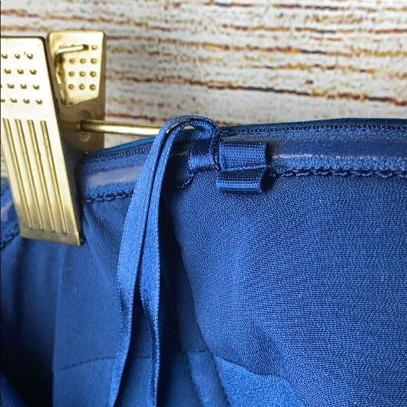 NWT BCBGMaxAzria Blue Strapless Gown Prom Dress Side Bow size 2 - Picture 10 of 10